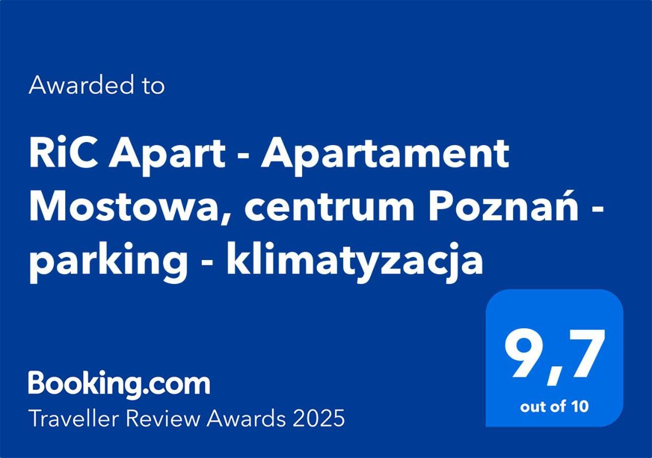 Ric Apart - Apartament Mostowa, Centrum Poznan - Parking - Klimatyzacja Extérieur photo